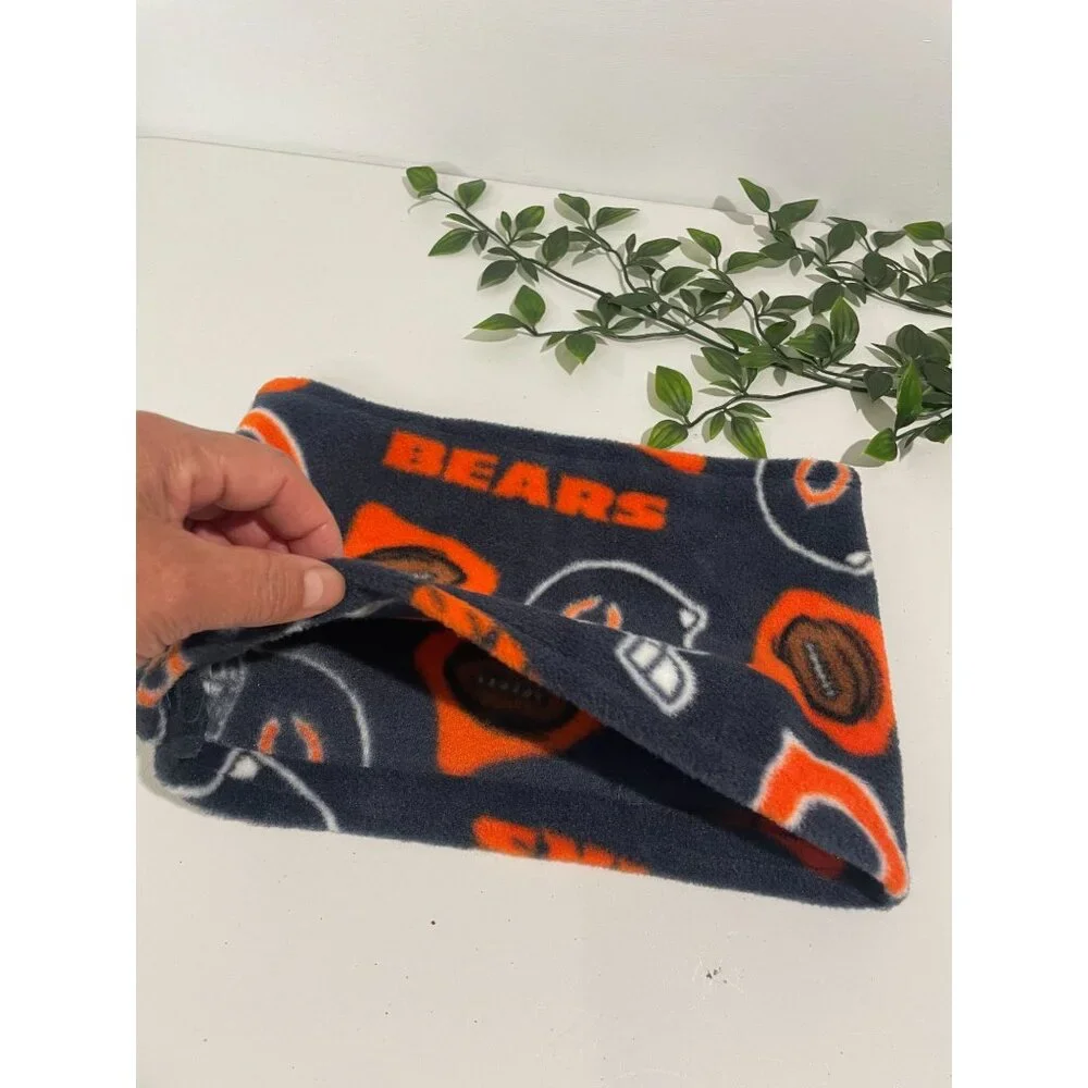 Chicago Bears Fleece Neck Gaiter Warmer Winter Accessory Football Design 10